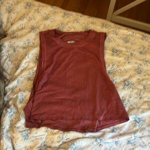 Lululemon Athletica Red Tank Top